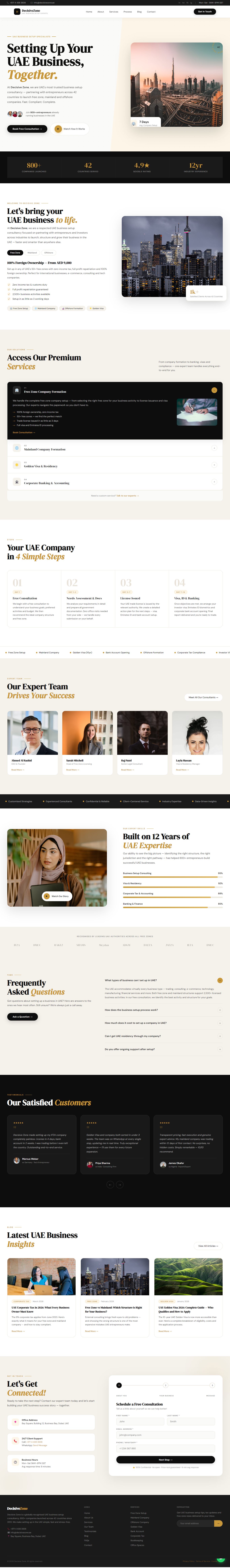 Decisive Zone UAE — Business Setup Experts