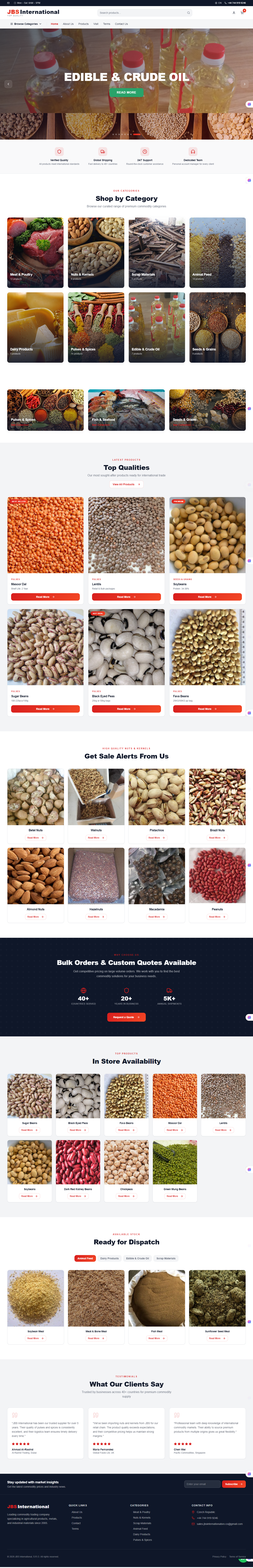 JBS International S.R.O — Premium Commodity Trading