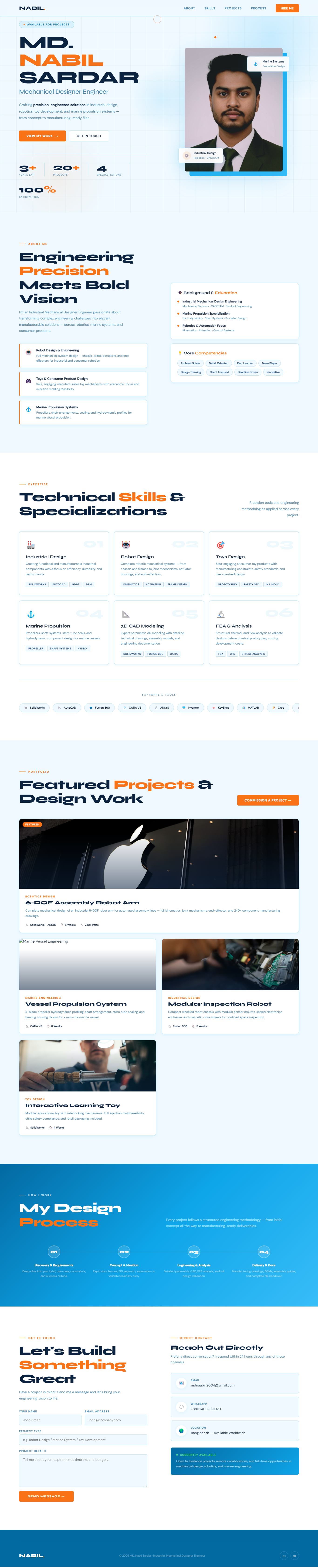 MD Nabil Sardar — Industrial & Mechanical Designer